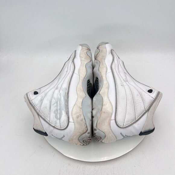 Nike Air Jordan Pro Strong Pure Money Men Size 10.5 DC8418-103 White Silver Shoe - Picture 8 of 13